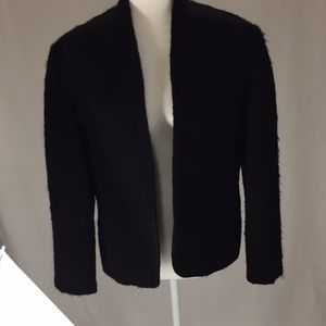Vintage Lombardi Inc Black Open Front Blazer 10
